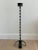 1980s Modernist Black Wrought Iron Floor Candle Stand For Sale - Image 10 of 10