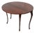 Vintage George III Style Walnut Demi-Lune Folding Game Table, England, 1950s For Sale
