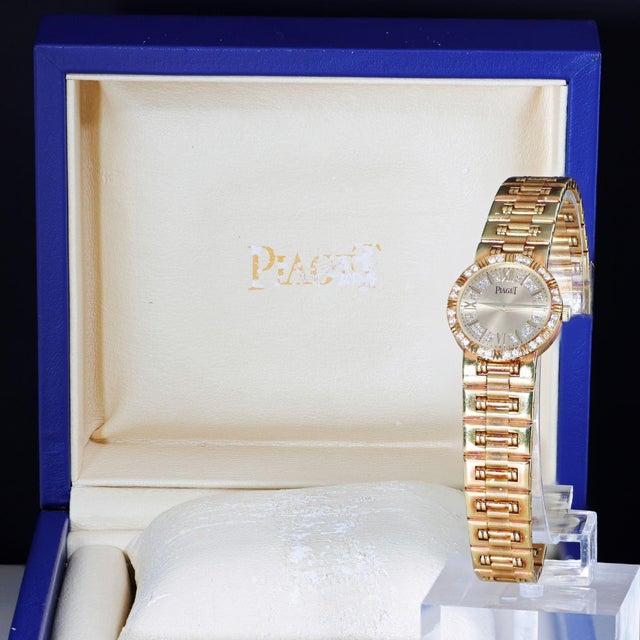 Piaget Dancer 125th Anniversary Limited Edition Diamond 18k Gold Watch For Sale - Image 12 of 14