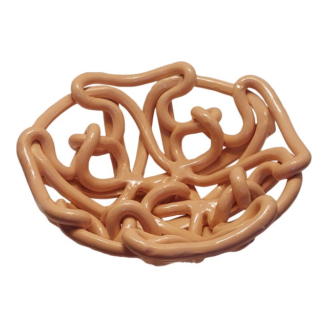 1960s Art Glass Bowl For Sale