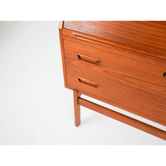 Mid-Century Teak Secretary by Arne Wahl Iversen, 1960s For Sale - Image 11 of 16