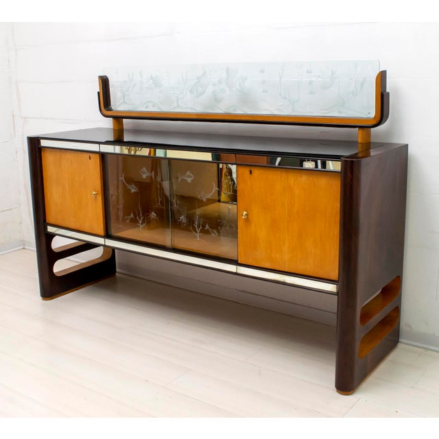 Italian Sideboard by Osvaldo Borsani for Arredamenti Borsani, 1950s For Sale - Image 9 of 18