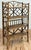 Chinoiserie Vintage Four Tier Scorched Bamboo Etagere Shelf For Sale - Image 3 of 8