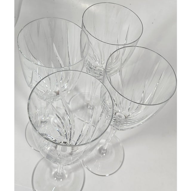 Twirled Goblets- Set of Four For Sale - Image 10 of 16