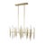 The Jonathan Adler Meurice Rectangle Chandelier is a modern reinterpretation of classic bamboo design, infusing any space...