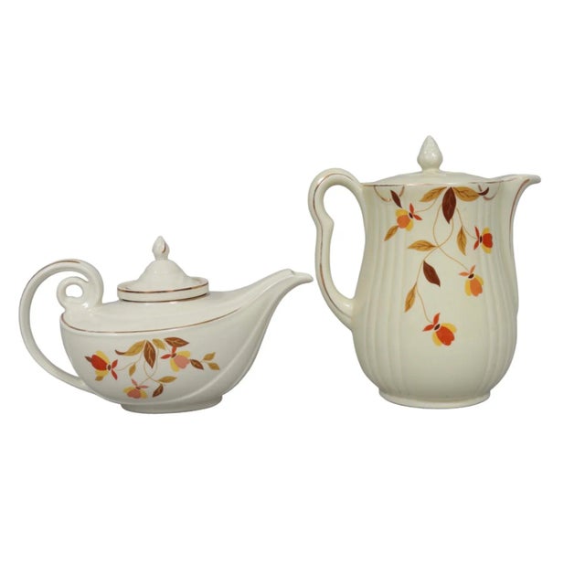 Ceramic Ceramic Tea & Coffee Pot Set by Hall's For Sale - Image 7 of 7