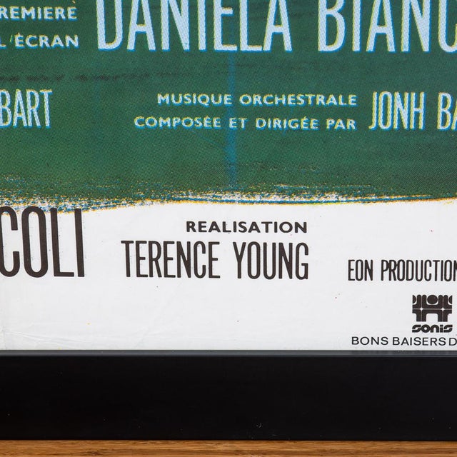 French Re-Release James Bond 007 'From Russia With Love' Poster, 1970s For Sale - Image 17 of 18