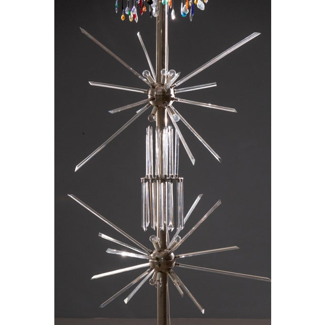 Glass and Metal Floor Lamp by René Roubíček for Nový Bor, 1960s For Sale - Image 16 of 18
