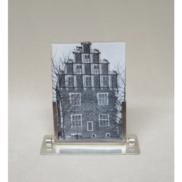 1940s Art Deco Matte Silver-Plated Picture Frames from WMF, 1930s, Set of 2 For Sale - Image 5 of 18