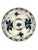 Bat Trang Vietnamese Ceramic Dessert Plates With Blue Dragonfly Botanical Motif in Crackle Glaze - Set of 6 For Sale - Image 4 of 5