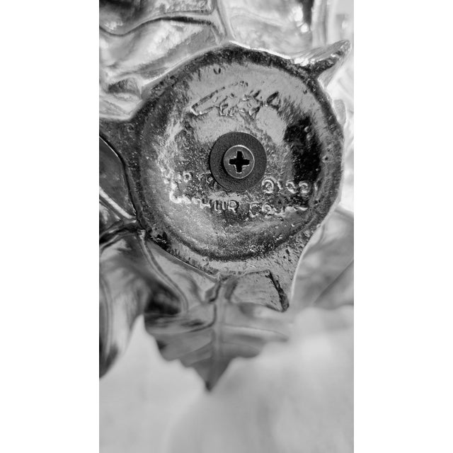 Art Deco Easter Table Centerpiece- Vintage Arthur Court Polished Aluminum Lily Candleabra For Sale - Image 3 of 4