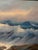 Atmospheric signed original oil painting on canvas depicting a dramatic coastal seascape. Painted in a rich, moody palette...