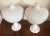 Vintage Milk Glass Covered Centerpiece Bowl with Saw Tooth Design - a Pair For Sale In New York - Image 6 of 12