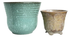 Art Deco Ceramic Plant Pots by Carstens Tönnieshof, Germany, 1930s, Set of 2