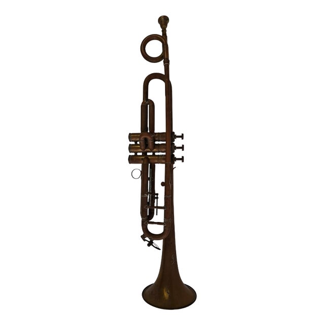 Brass Cornet in Flugelhorn Form from French J. Gras, 1940s For Sale