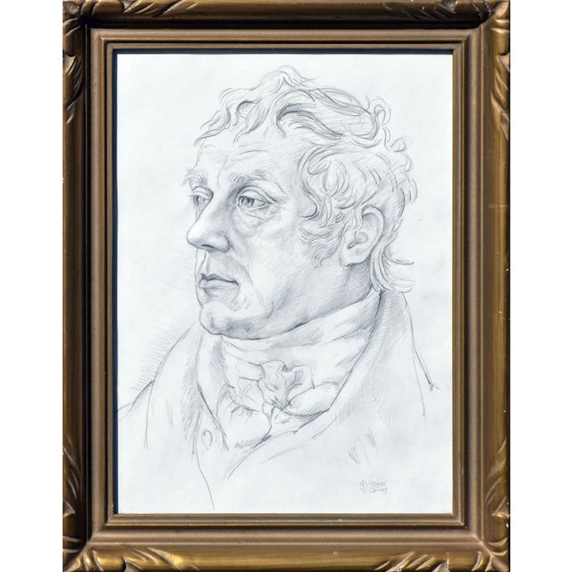 Turner's Varley Portrait by Gail Hodin-Reeves For Sale - Image 4 of 4