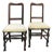 19th Century Country Spanish Foot Side Chairs - a Pair For Sale