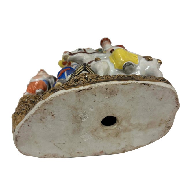 Vintage Chinese Porcelain Group Figurines of Journey to the West For Sale - Image 12 of 14