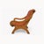 Clara Porset Vintage Pine & Leather Butaque Lounge Chairs in the Style of Clara Porset - William Spratling For Sale - Image 4 of 9