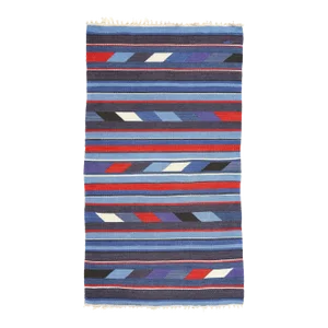 Vintage Rio Grande Chimayo Blanket Kilim Rug - 03'00 X 05'04