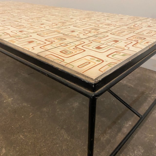 1960s Arden Riddle Tile Top Coffee Table Chairish