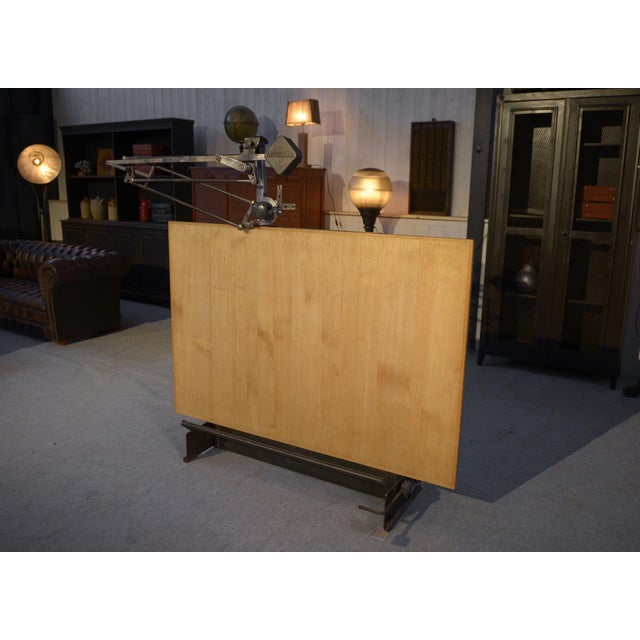 Unic Paris Architect Table by Lucien Sautereau, 1950s For Sale - Image 11 of 16