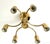 Mid-Century Modern Brass Ceiling Light, Germany, 1970s For Sale - Image 10 of 11