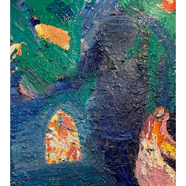 Contemporary Midnight Dance in the Palace Garden by Paul Wadsworth. Contemporary Figurative Painting For Sale - Image 3 of 3