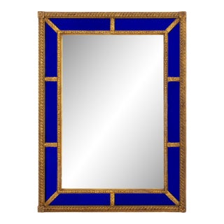 Swedish Baroque Style Giltwood Cushion-Cut Mirror For Sale