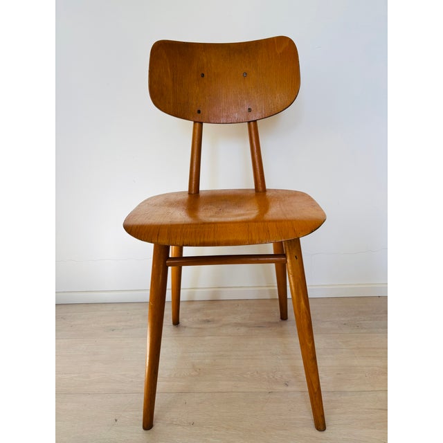 Vintage Dining Chair from Ton, Former Czechoslovakia, 1960s For Sale - Image 3 of 13