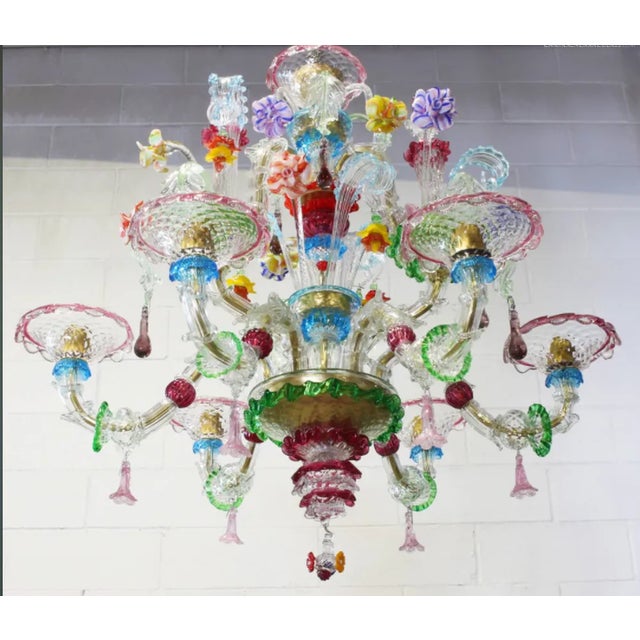 Early 21st Century Murano Chandelier by AZ HOME For Sale - Image 5 of 5