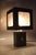 Bed side table lamp with grey mica paneling.Mica is a natural mineral that is processed in thin translucent sheets. Hand...