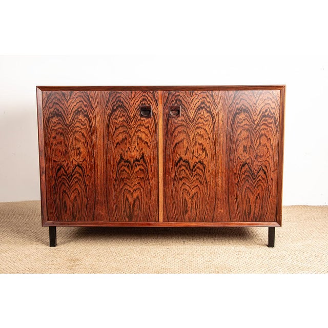 Brown Vintage Scandinavian Buffet in Rosewood by Erik Brouer for Brouers Mobelfabrik, 1960 For Sale - Image 8 of 13
