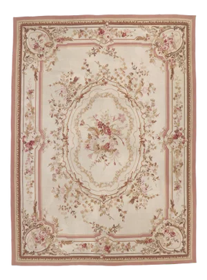 Vintage French Aubusson Rug, 09'00 X 12'02
