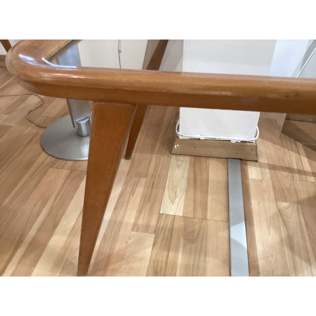 Wood Coffee Table in the style of Gio Ponti, 1950s For Sale - Image 7 of 11