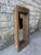 Mid 20th Century Mid 20th Century Rustic Solid Wooden Wall Hanging Mirror For Sale - Image 5 of 17
