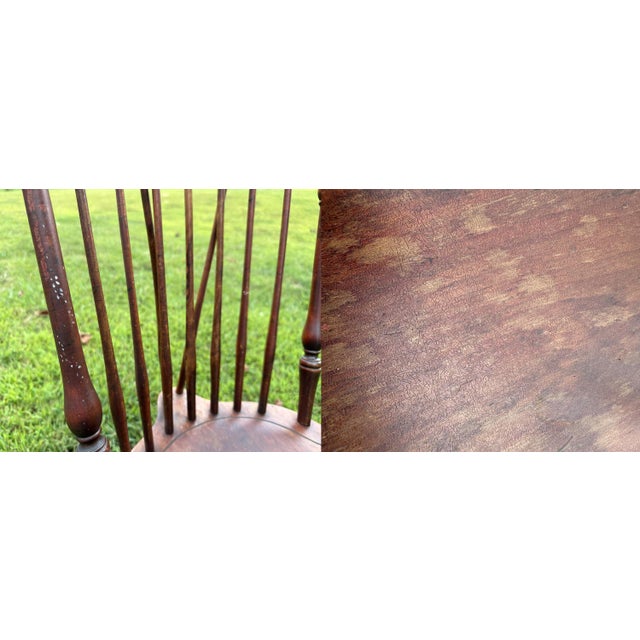 Antique Nichols & Stone Windsor Spindle Chair For Sale - Image 9 of 10