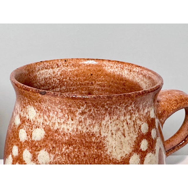 Handmade Ceramic Teapot and Cups from the Workshop of Helma Klett, Germany, 1980s, Set of 3 For Sale - Image 12 of 16