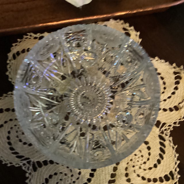 Mid-Century Modern Brilliant Frosted Bowl For Sale - Image 3 of 4