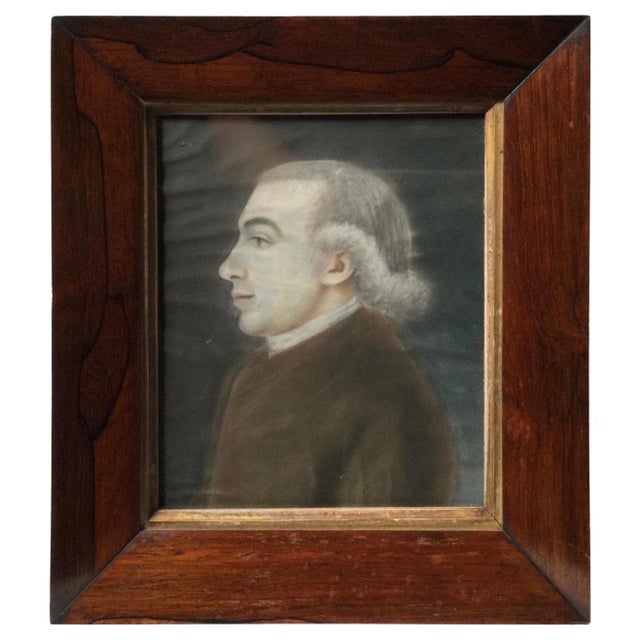 18th Century Pastel Portrait of a Gentleman For Sale - Image 9 of 9