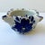 Antique French Hand-Painted Stoneware Mortar – Blue & White Pottery – Early 20th Century For Sale In Buffalo - Image 6 of 8