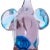 Glass Murano Cenedese Vintage Sommerso Alexandrite Purple Blue Accents Italian Art Glass Elephant Figurine For Sale - Image 7 of 8