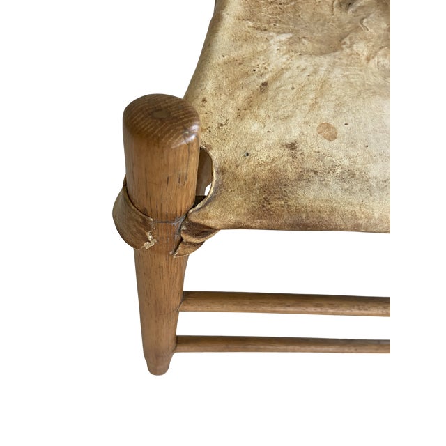 Wood Late 19th Century Primitive American Ladder Back Chairs, Set of 4 For Sale - Image 7 of 12