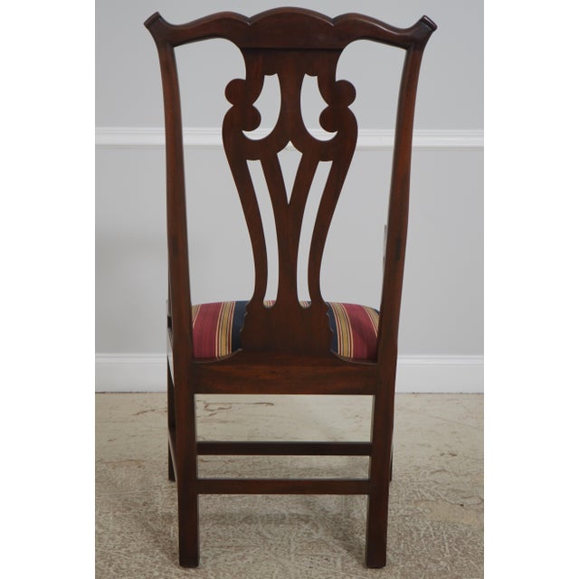 Kittinger Kittinger Historic Newport Tall Back Mahogany Armchair For Sale - Image 4 of 18