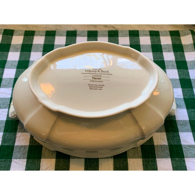 Late 20th Century Villeroy & Boch Manoir Covered Tureen W/ Platter For Sale - Image 12 of 14