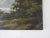 Late 19th Century Continental Mountain Lake Landscape Painting For Sale - Image 4 of 7