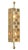 Perforated Brass and Frosted Murano Glass Sconces For Sale - Image 9 of 10