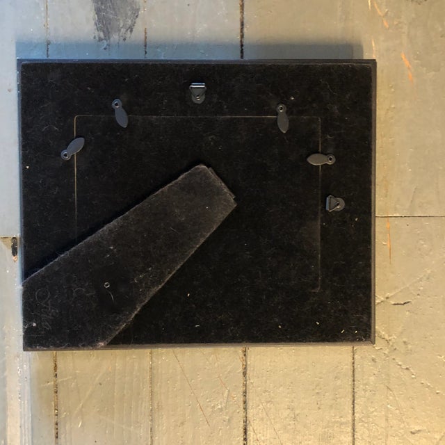 Abstract Original Vintage Wayne Cunningham Abstract Ink Drawing Vintage Frame Signed For Sale - Image 3 of 5