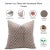 Fabdivine Handmade Block Printed Cushion Cover 16x16 Inch Thick Cotton White-Tarangini For Sale - Image 4 of 4