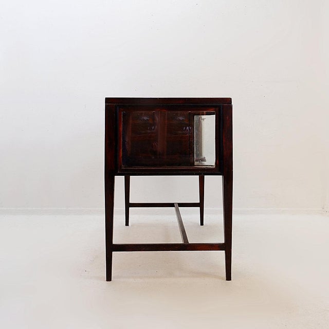 Art Deco Console Table with Curved Display Cases For Sale - Image 13 of 15